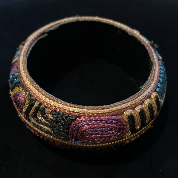 Pink, Blue, Yellow, & Black Bracelet - Picture 9 of 17